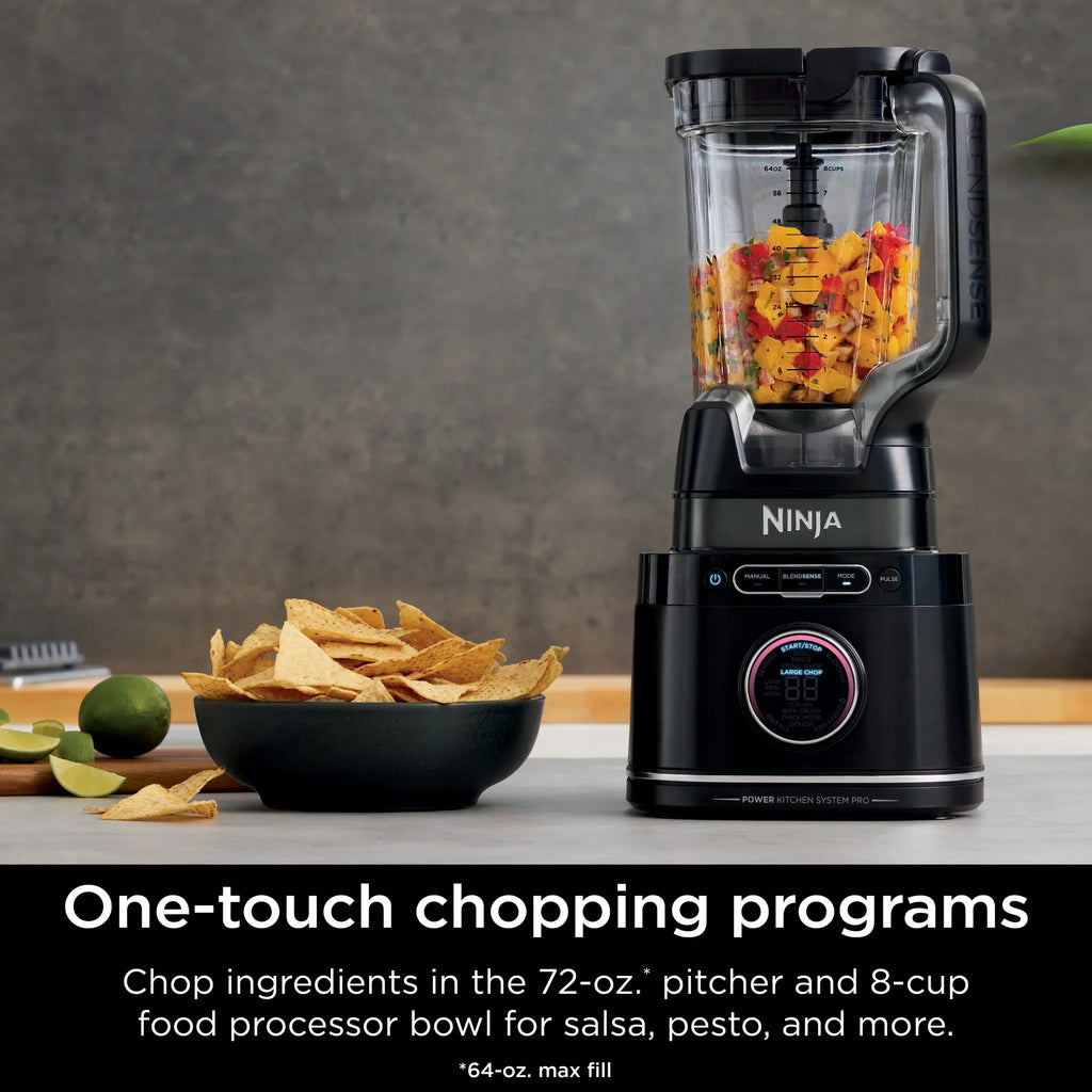 2026 NewNinja Detect Kitchen System Power Blender + Processor with Blend Sense Technology, Silver, TB400