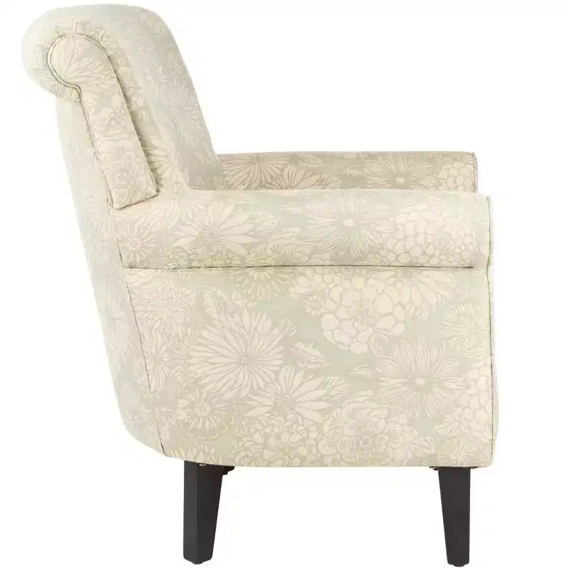 2026 Sillón decorativo tapizado de 1 plaza, beige/verde/azul/rojo