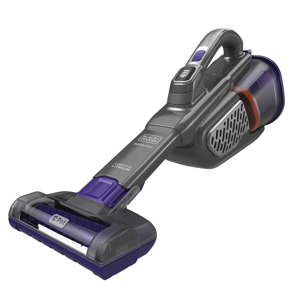 2026 NewBLACK+DECKER dustbuster furbuster AdvanceClean+ Cordless Pet Handheld Vacuum, HHVK515JP07