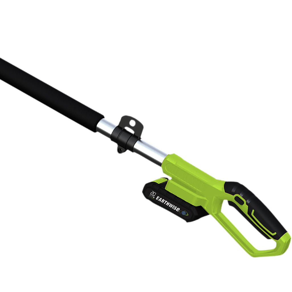 2026 NewEarthwise LPHT12022 20" Cordless Electric 20 Volt Pole Hedge Trimmer (2Ah Battery and Charger Include)