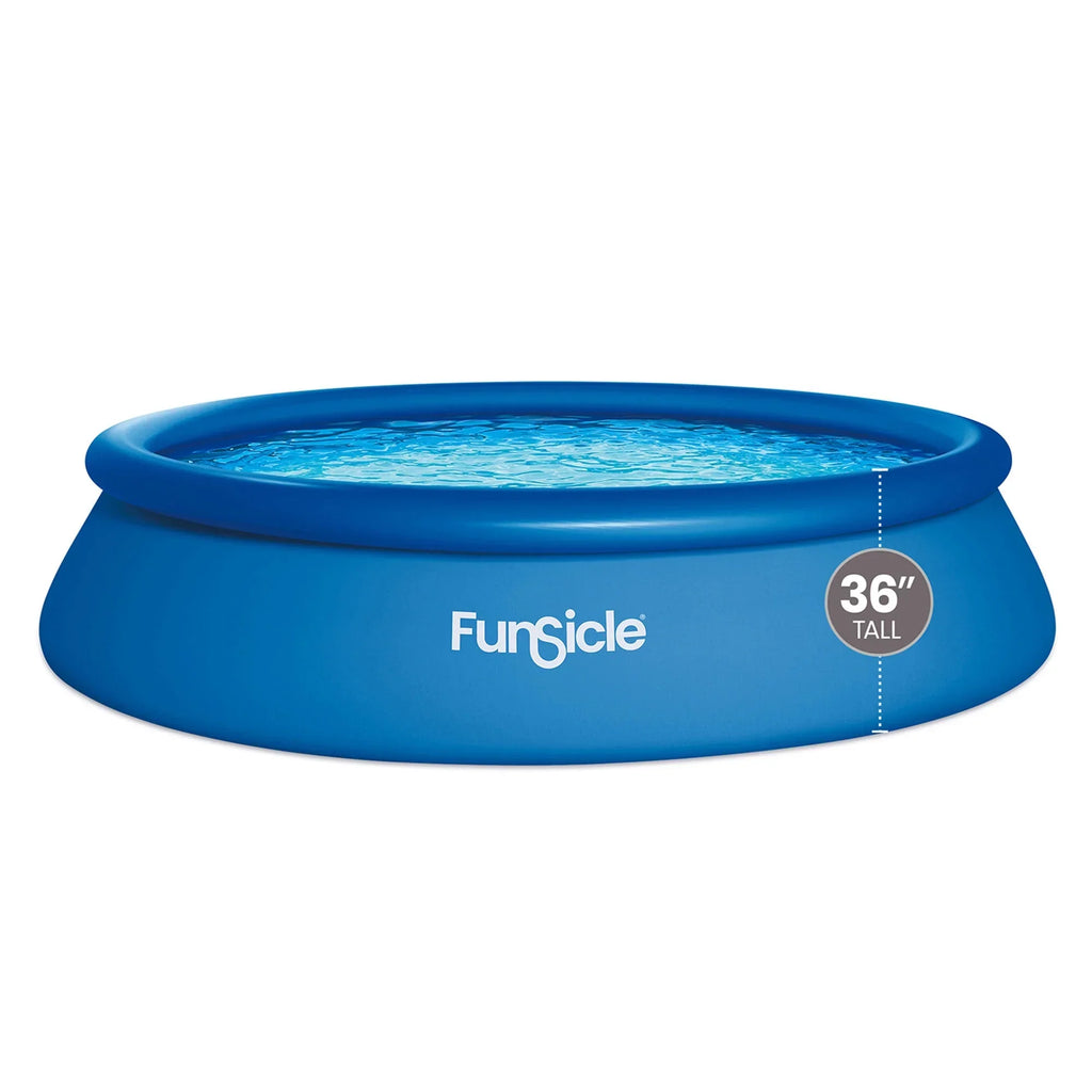 2026 NewFunsicle 8 ft QuickSet Above Ground Swimming Pool, Round, Age 6 & up