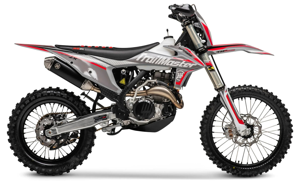 2026 NewTrailmaster JHL Pro-Series High-Performance LX300 PRO Racing Ready Mid-Size Electric Start Dirt Bike (Red)