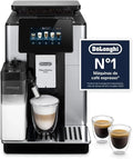 2026 Cafetera superautomática De'Longhi Perfetto Primadonna Soul ECAM612.55.SB para café y capuchino con sistema de leche LatteCreme, tecnología de grano a taza, 18 bebidas, control por aplicación.