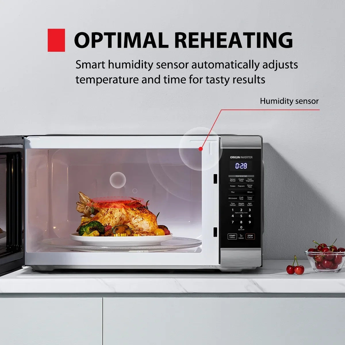 2026 NewToshiba 2.2 cu. ft. 24.4'' Microwave Oven in Stainless Steel