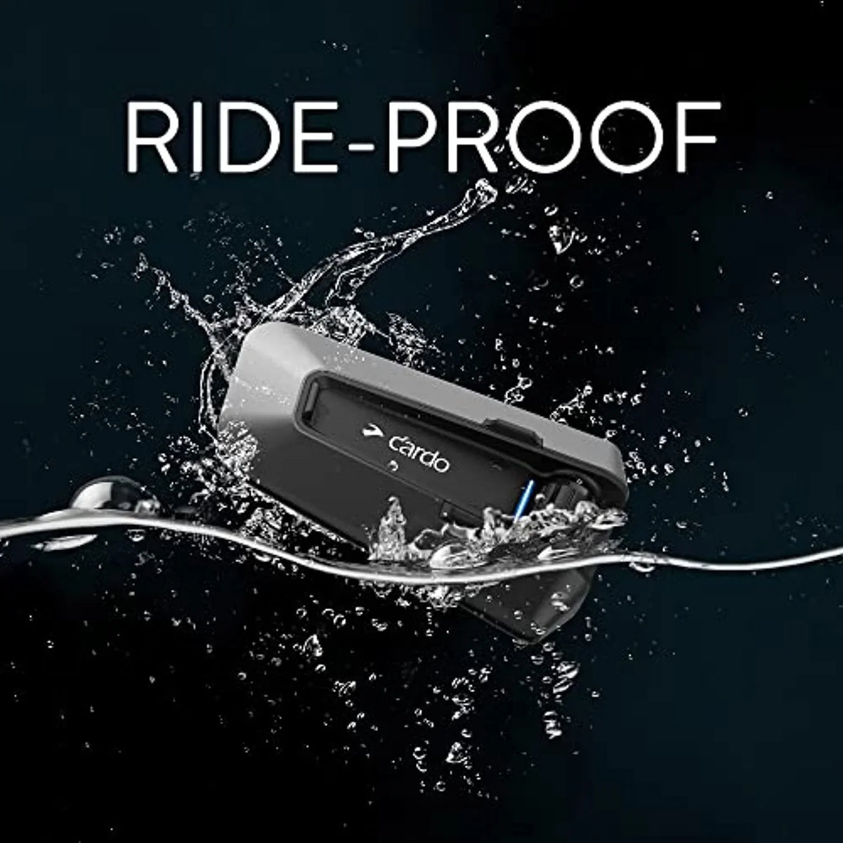 2026 NewCardo PACKTALK Edge Motorcycle Bluetooth Communication System Headset Intercom - Dual Pack