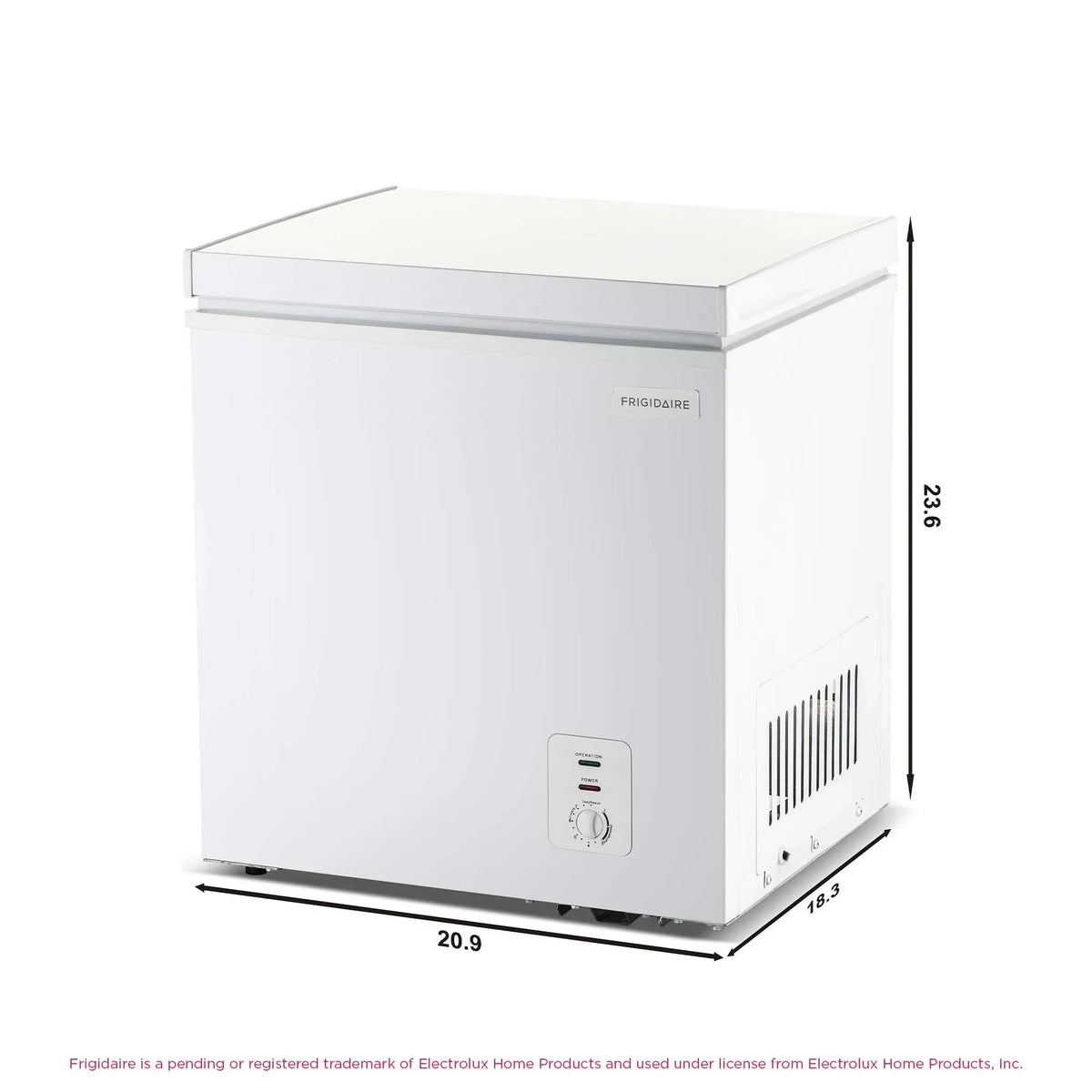 2026 NewFrigidaire, 2.1 Cu. Ft. Chest Freezer, White