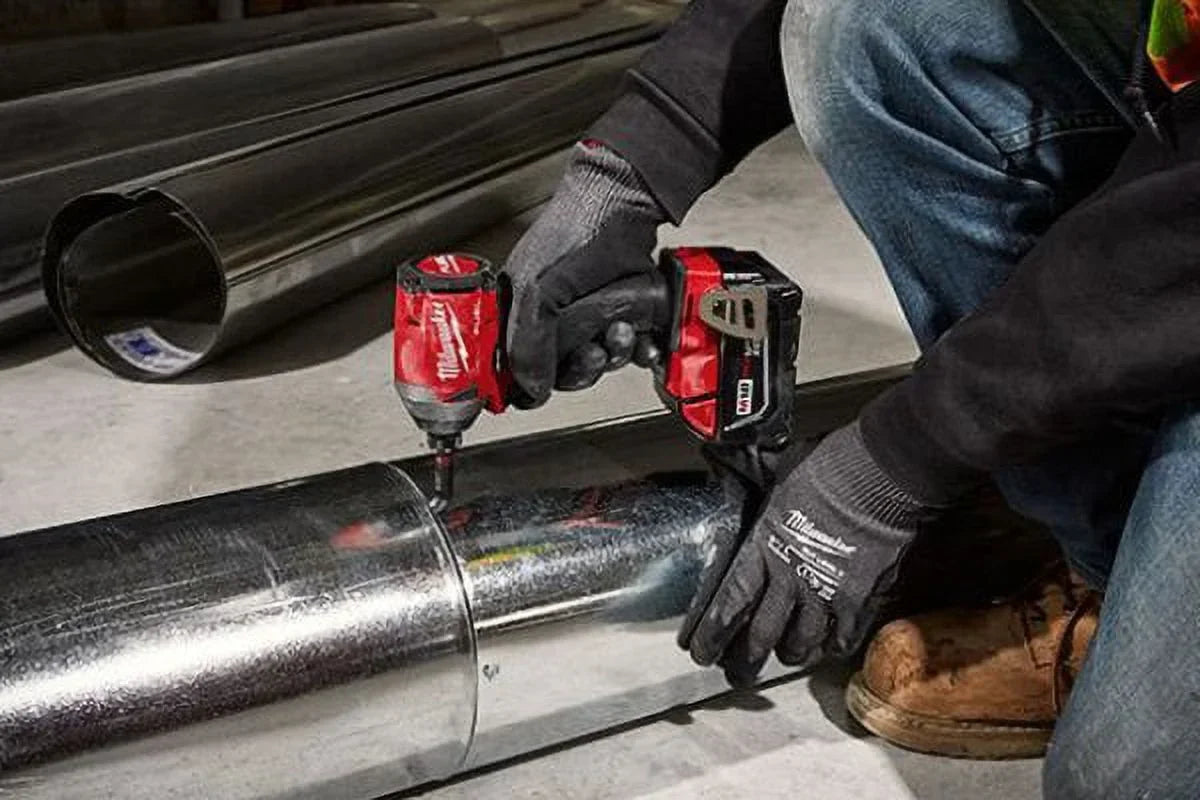2026 NewMilwaukee M18 Fuel 1/4" 18V Hex Impact Driver Kit 2853-22 with (2) 5Ah Batteries, Charger, & Carrying Case