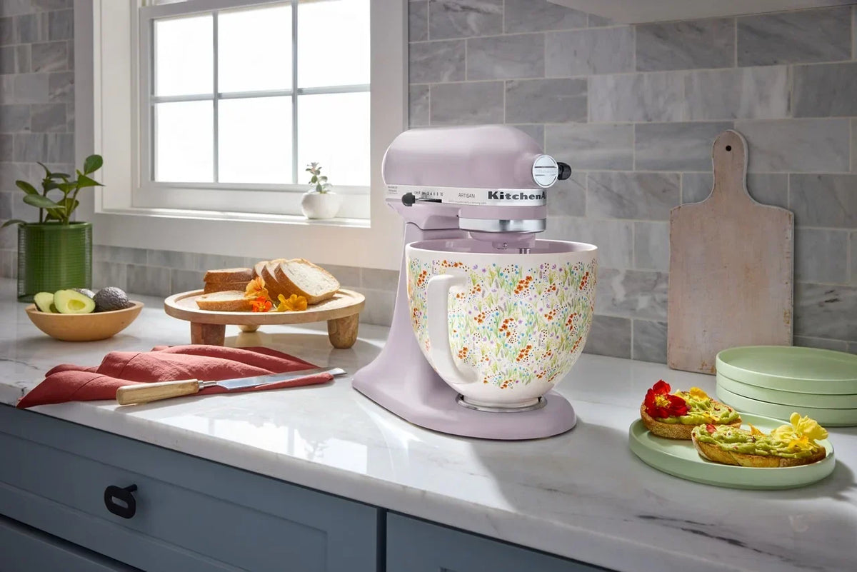 2026 NewKitchenAid Artisan Series 5-Quart Tilt-Head Stand Mixer, Wildflower, KSM156CXWF