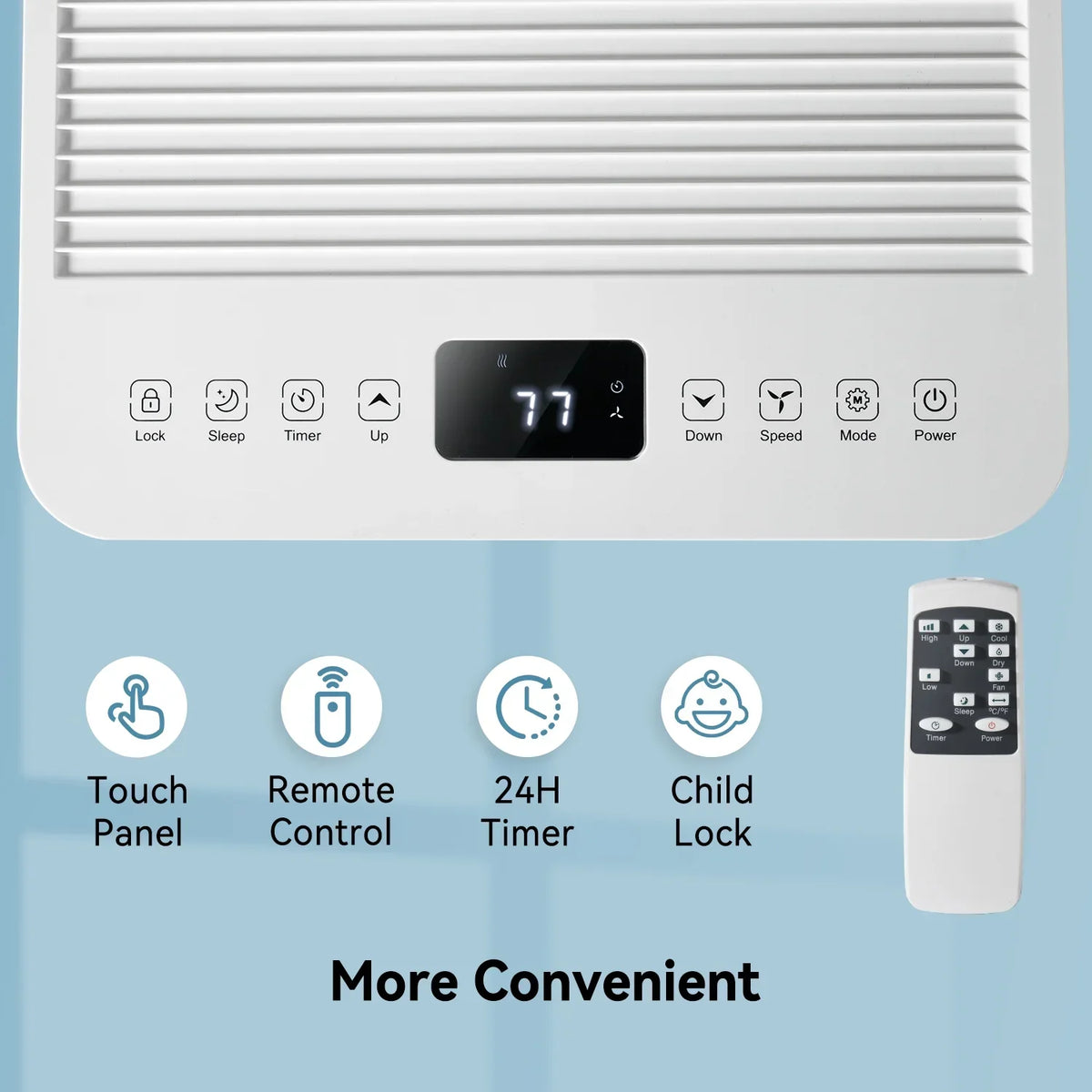 2026 NewBapipro 10,000 BTU Smart Portable AC - WiFi/Remote, 4-in-1 for 300 Sq.Ft, 24H Timer, Window Kit, "55dB, ETL Certified