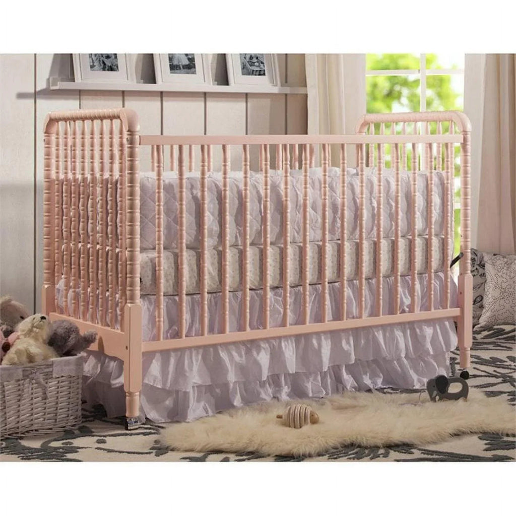 2026 NewDaVinci Jenny Lind 3-in-1 Convertible Crib in Pink Blush