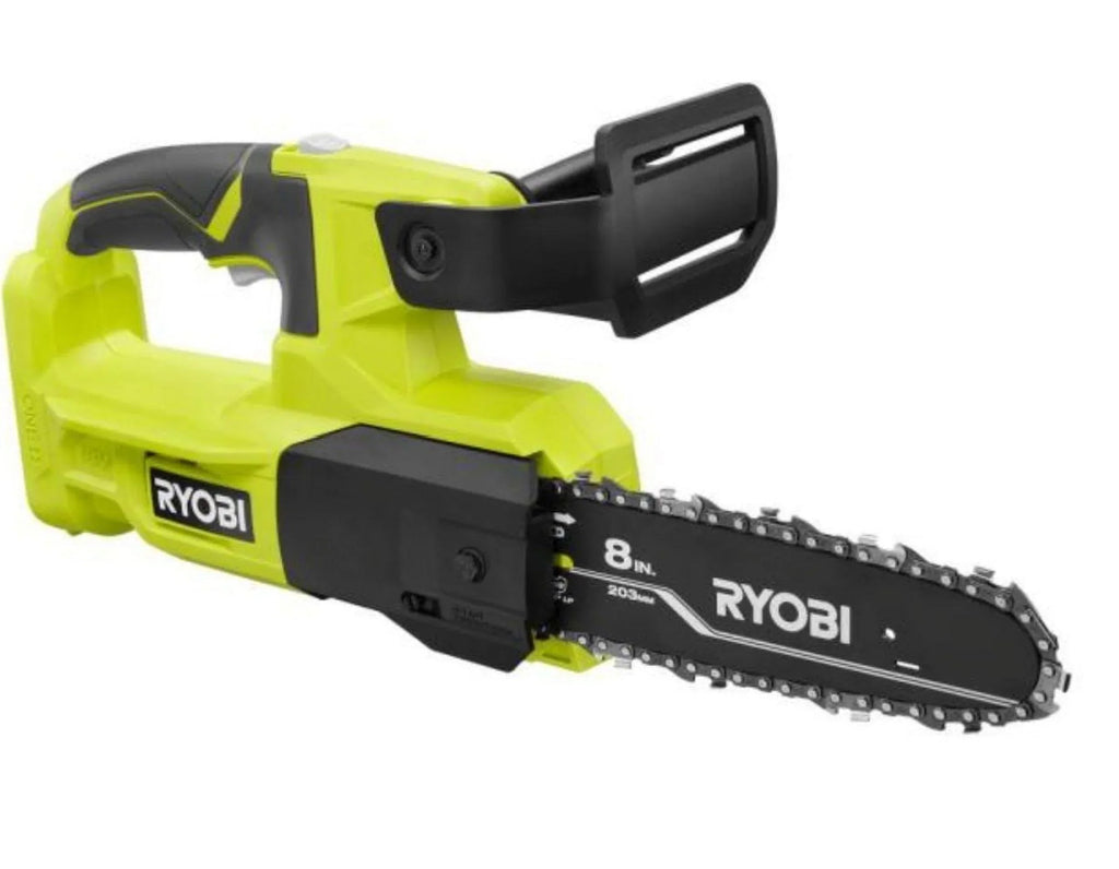 2026 NewRyobi One+ 8 in. 18-Volt Lithium-Ion Battery Pruning Chainsaw (Tool-Only)