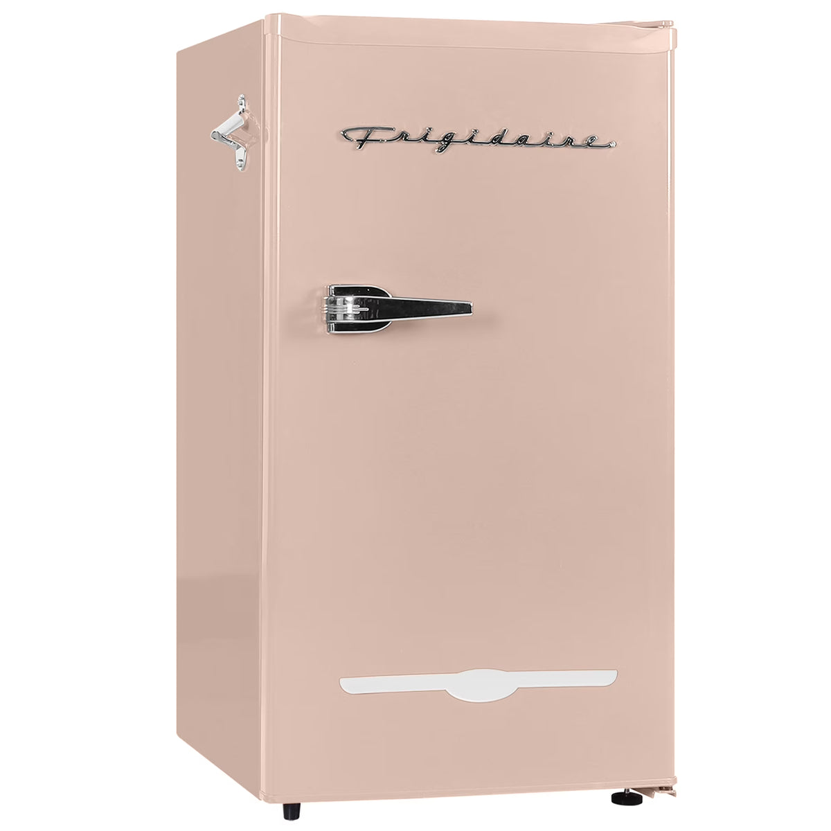 2026 NewFrigidaire EFR376-C-PINK 3.2-Cu.-Ft. 65-Watt Retro Bar Fridge with Side Bottle Opener (Pink)