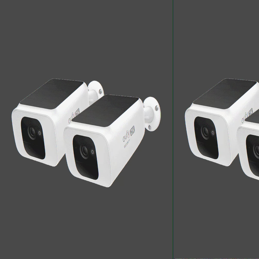2026 NewEufy SoloCam S230 Solar Security Camera S40, 4K UHD, 4-Cam Kit, White, 4-Pack