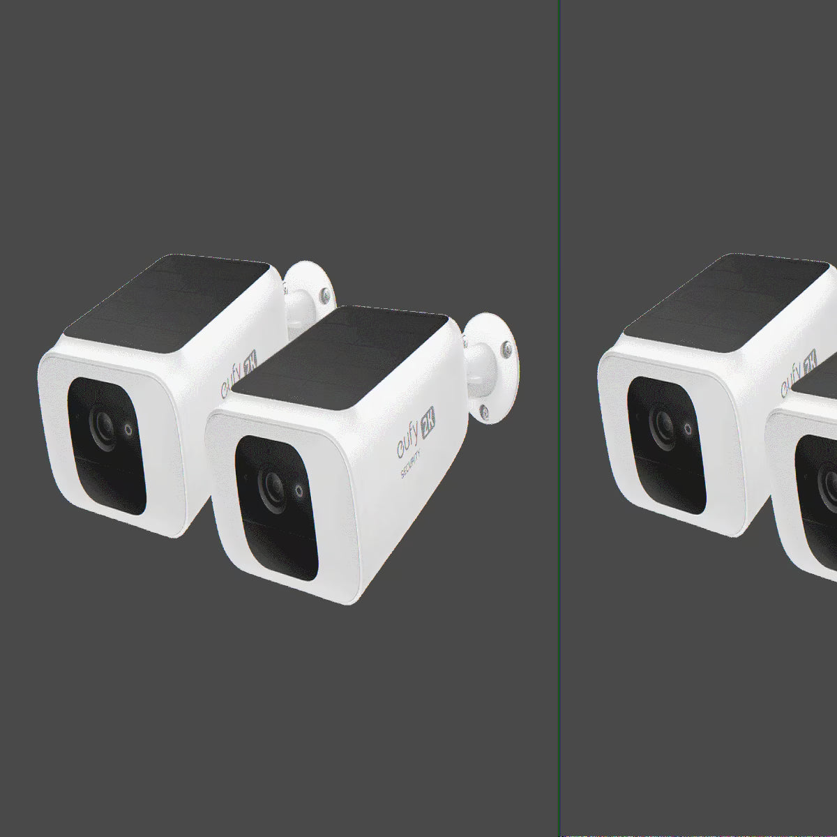2026 NewEufy SoloCam S230 Solar Security Camera S40, 4K UHD, 4-Cam Kit, White, 4-Pack
