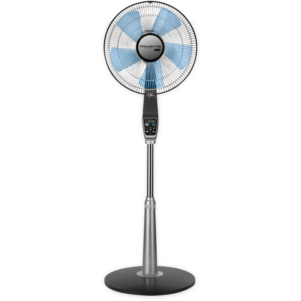 2026 NewRowenta Turbo Silence Standing Floor Fan with Remote, 53 Inch, Portable, 5 Speeds, VU5670
