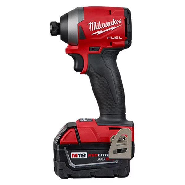 2026 NewMilwaukee M18 Fuel 1/4" 18V Hex Impact Driver Kit 2853-22 with (2) 5Ah Batteries, Charger, & Carrying Case