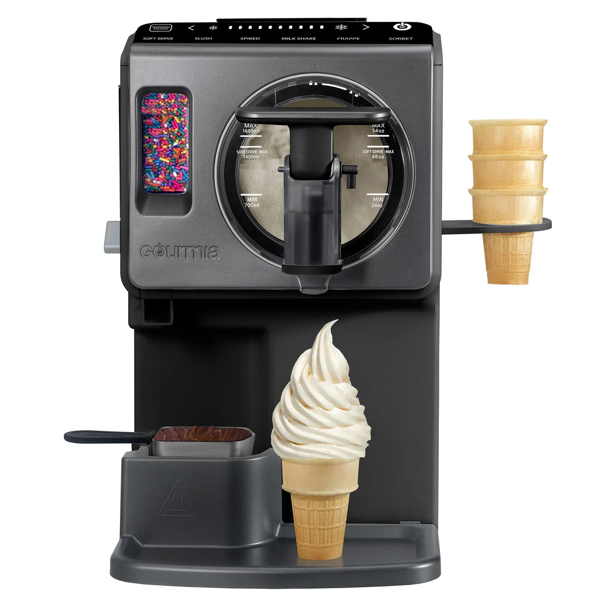2026 NewGourmia 2 Quart Automatic Soft Serve Ice Cream and Frozen Drink Maker