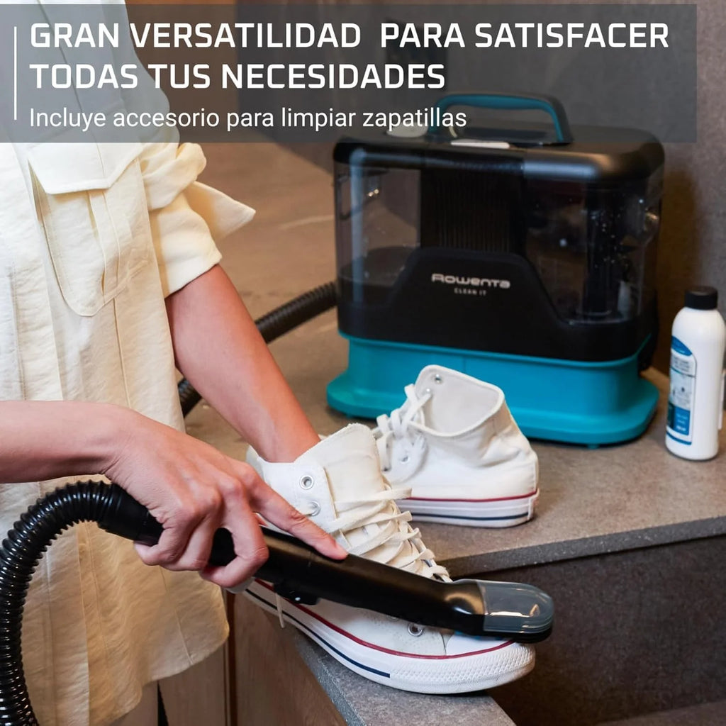 2026 Rowenta Clean It, Aspirador de tapicerías, Limpieza Rápida y Fácil, Apto para Suciedad de Mascotas, Alfombras, Interior del Coche, 750w, 6acc, IN5020F0