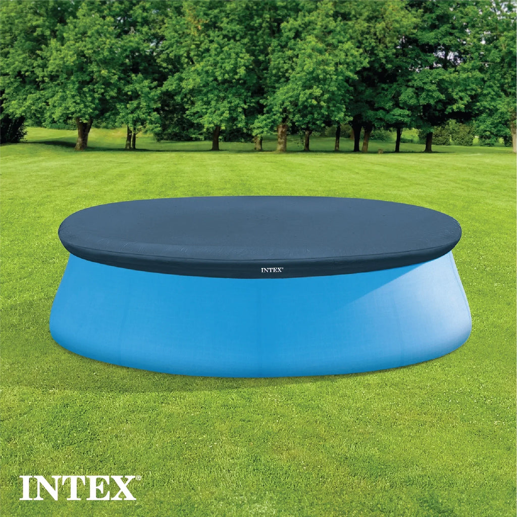 2026 NewIntex Swim Center Round Inflatable Outdoor Lounge Pool with Pool Cover