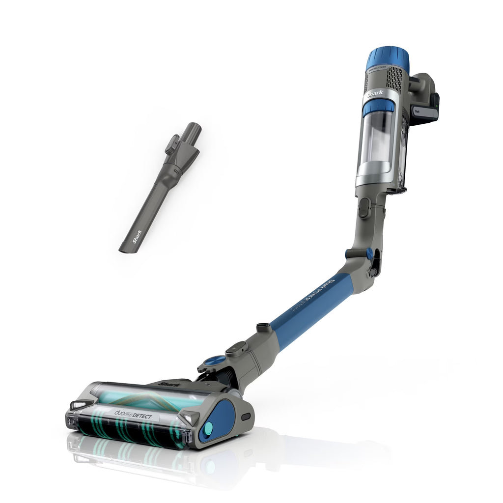 2026 NewShark PowerDetect Cordless Stick Vacuum, Multi-Surface, with DuoClean Detect Nozzle and MultiFLEX Wand, Up to 60 Mins Runtime, IP1250 Blue