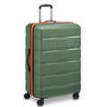 2026 NewSecuritech by Delsey, Citadel 31" Large Checked Hardside Spinner Luggage Green