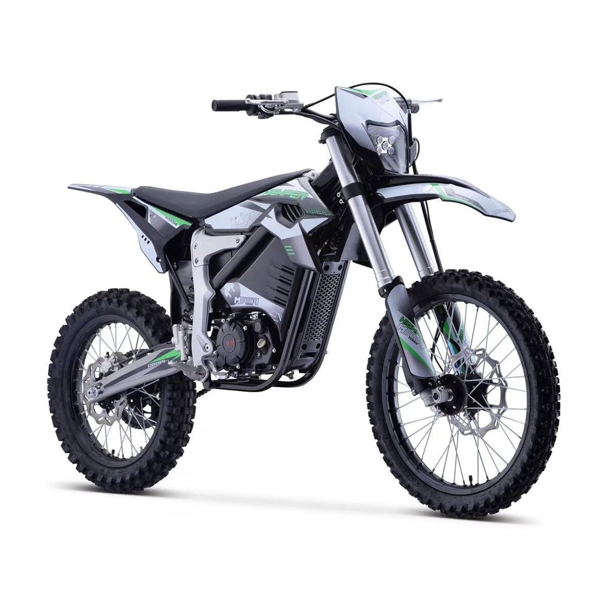 2026 NewMotoTec Venom 72v 12000w Electric Dirt Bike White