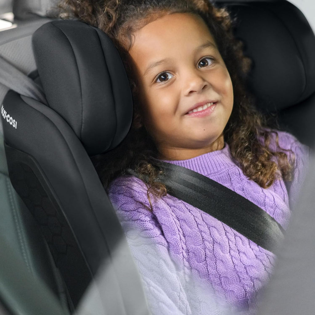 2026 Silla de coche convertible Maxi-Cosi Titan S Comfort i-Size, tejidos transpirables y confortables, de 15 meses a 12 años (76–150 cm), sistema ISOFIX, 5 posiciones de asiento y 13 posiciones de reposacabezas, color negro auténtico.