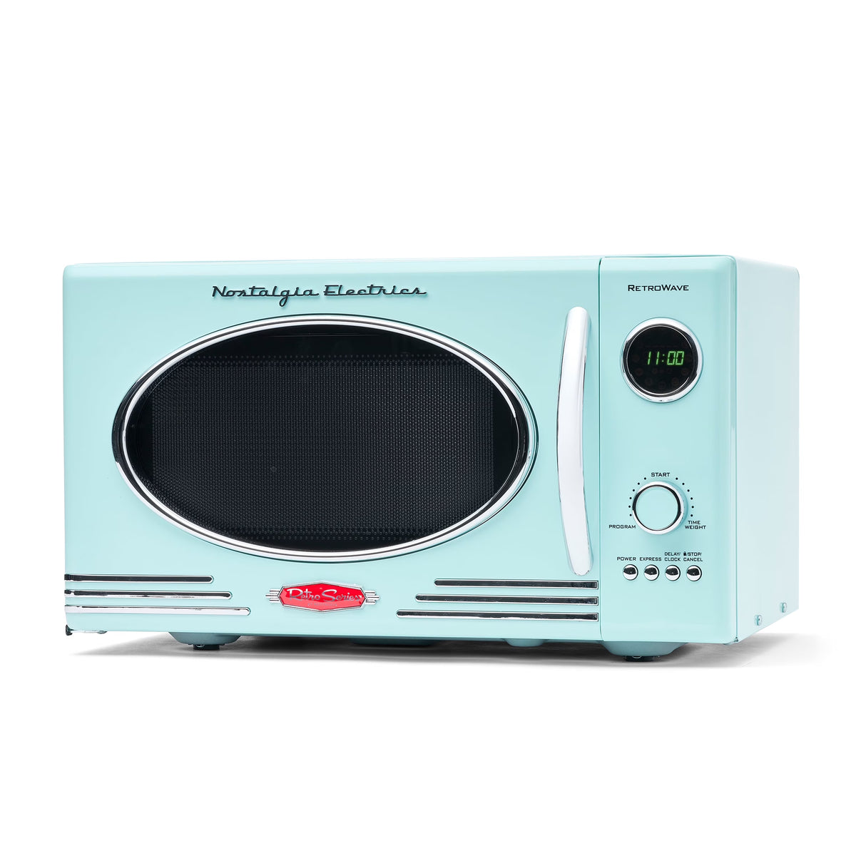 2026 NewNostalgia Retro Microwave for Countertop 0.9 cu ft Vintage Microwave, Ivory