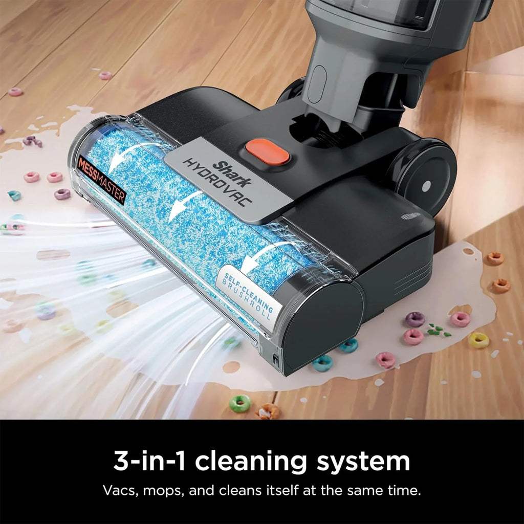 2026 NewShark HydroVac MessMaster Wet Dry Corded Vacuum Cleaner, 3-in-1 Multi-Surface Vacuum Mop & Self-Cleaning System, Lightweight, Powerful Suction, for Hard Floors & Area Rugs, WD160