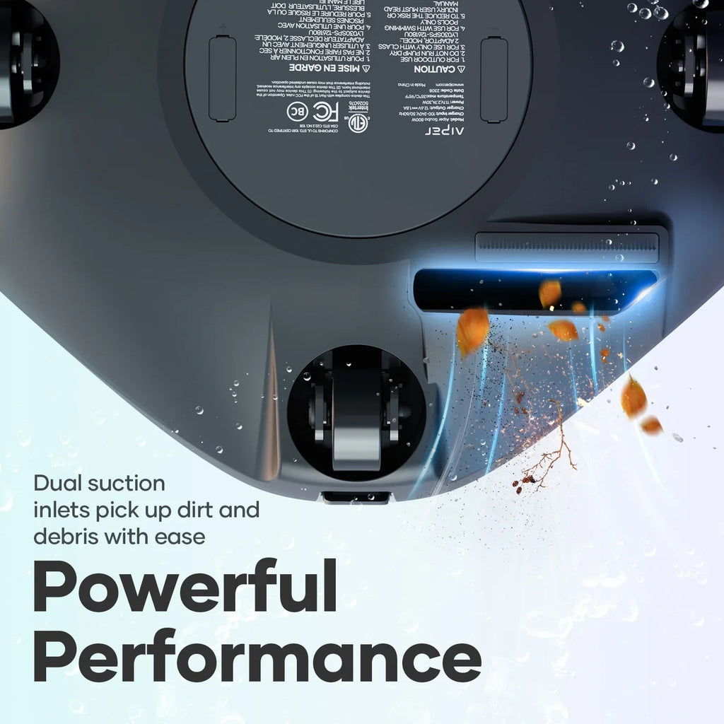 2026 NewAiper Scuba 800W Cordless Robotic Automatic Pool Cleaner for Above Ground Pools