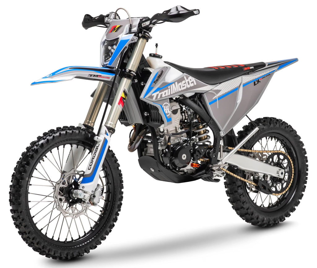 2026 NewTrailmaster JHL Pro-Series High-Performance LX300 PRO Racing Ready Mid-Size Electric Start Dirt Bike (Red)