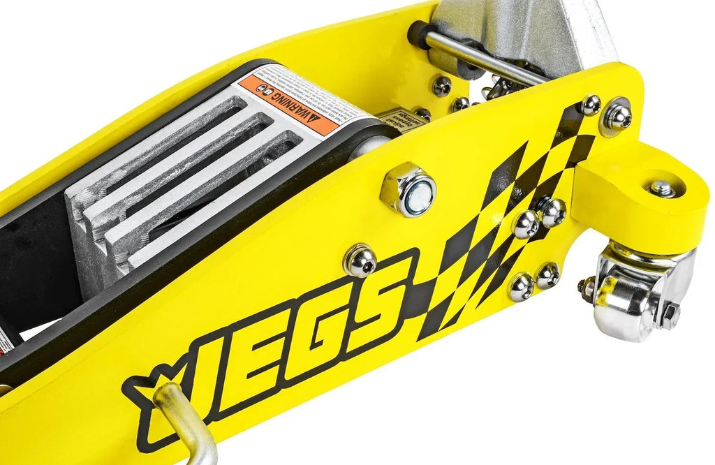 2026 NewJEGS 80077 Professional Low-Profile Aluminum Floor Jack 3-Ton Low-Profile: 3 1/2