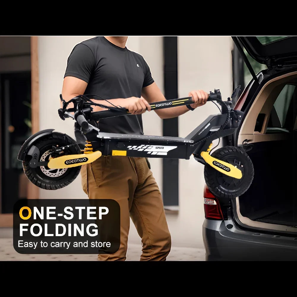 2026 NewOff Road Electric Scooter for Adults, 1200W Motor Fast E Scooter, Up to 28MPH Top Speed & 20Miles Long Range, 11" Off-Road Tires, 330lbs MAX Load, Foldable