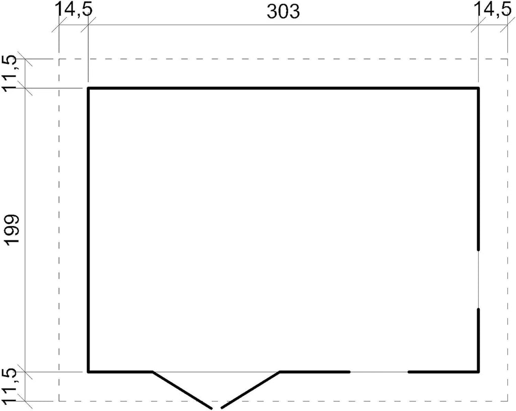 2026 TIMBELA Caseta de jardín de Madera de 6 m2 - Cobertizo Jardin Exterior con Suelo, Ventana, Puerta Doble - Cabaña de jardín para Trabajar en casa - con Tejas bituminosas Verde M334FB H334FBGREEN