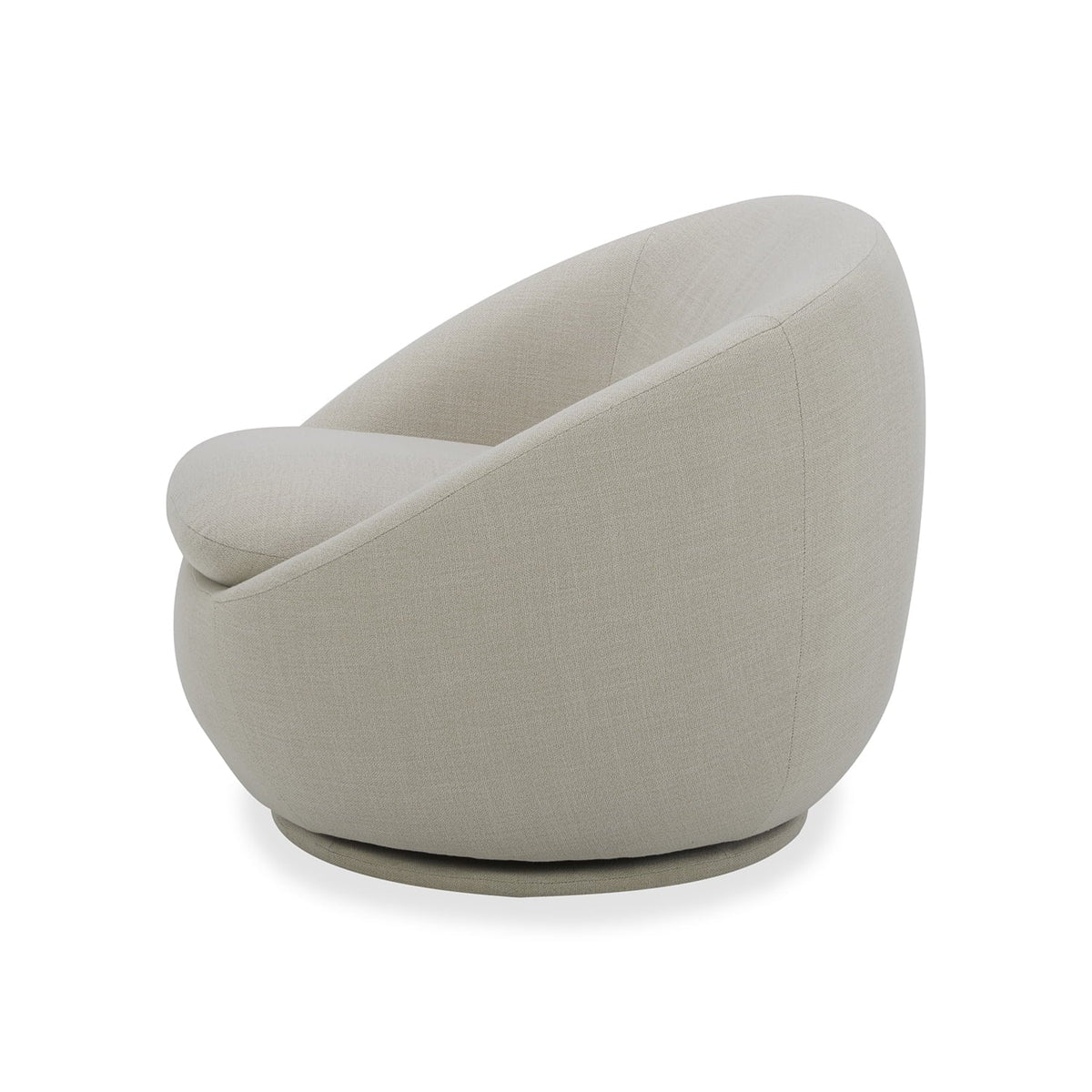 2026 NewBetter Homes & Gardens Mira Swivel Accent Chair, Cream Shearling