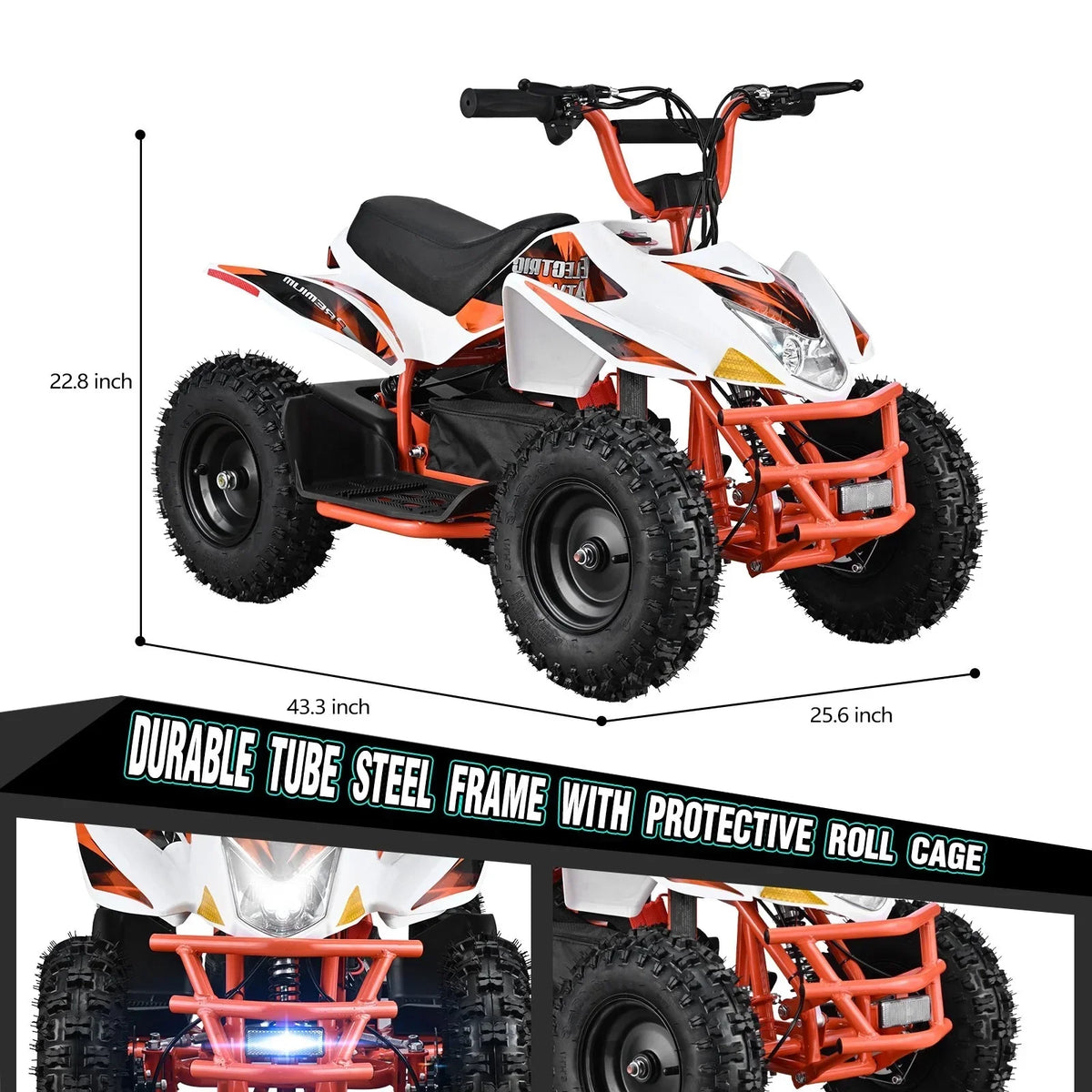 2026 NewAoemoe 500W Ride-On Racer �C 15mph Speed, 36V Battery, 45�C60 Min Play, Blue