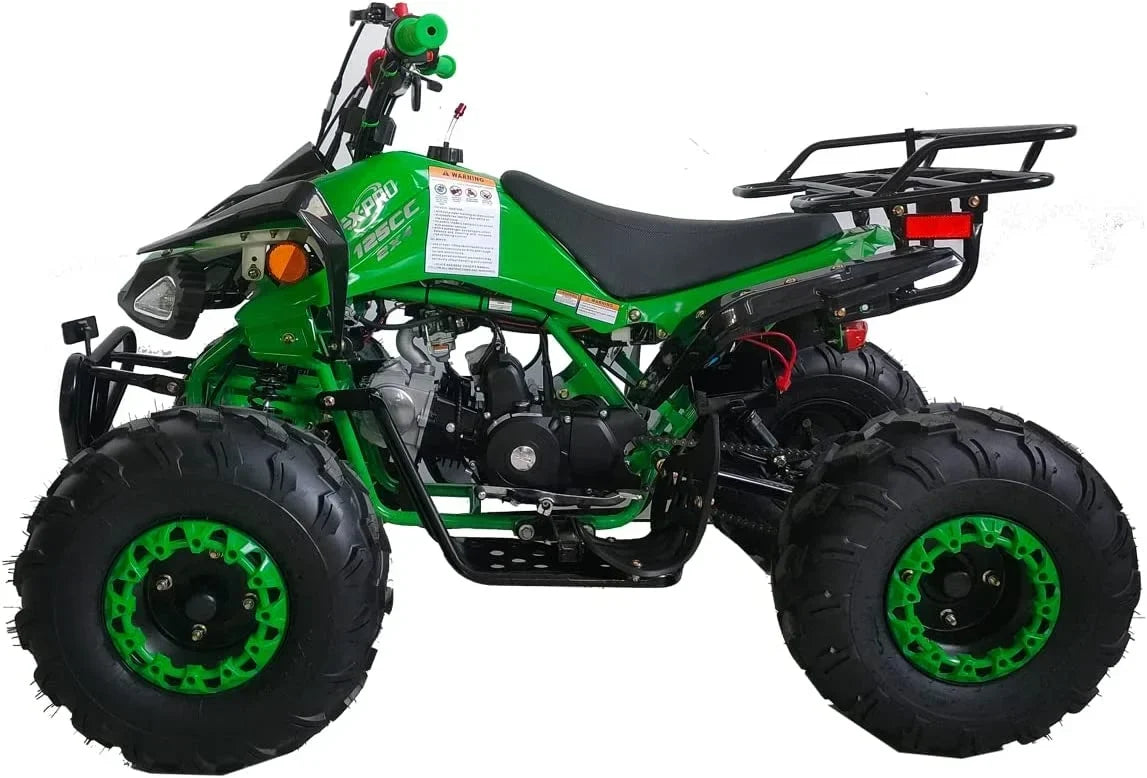 2026 NewX-Pro Brand New 125cc Gas ATV, Automatic Transmission w/Reverse Remote Control Big 19"/18" Tires