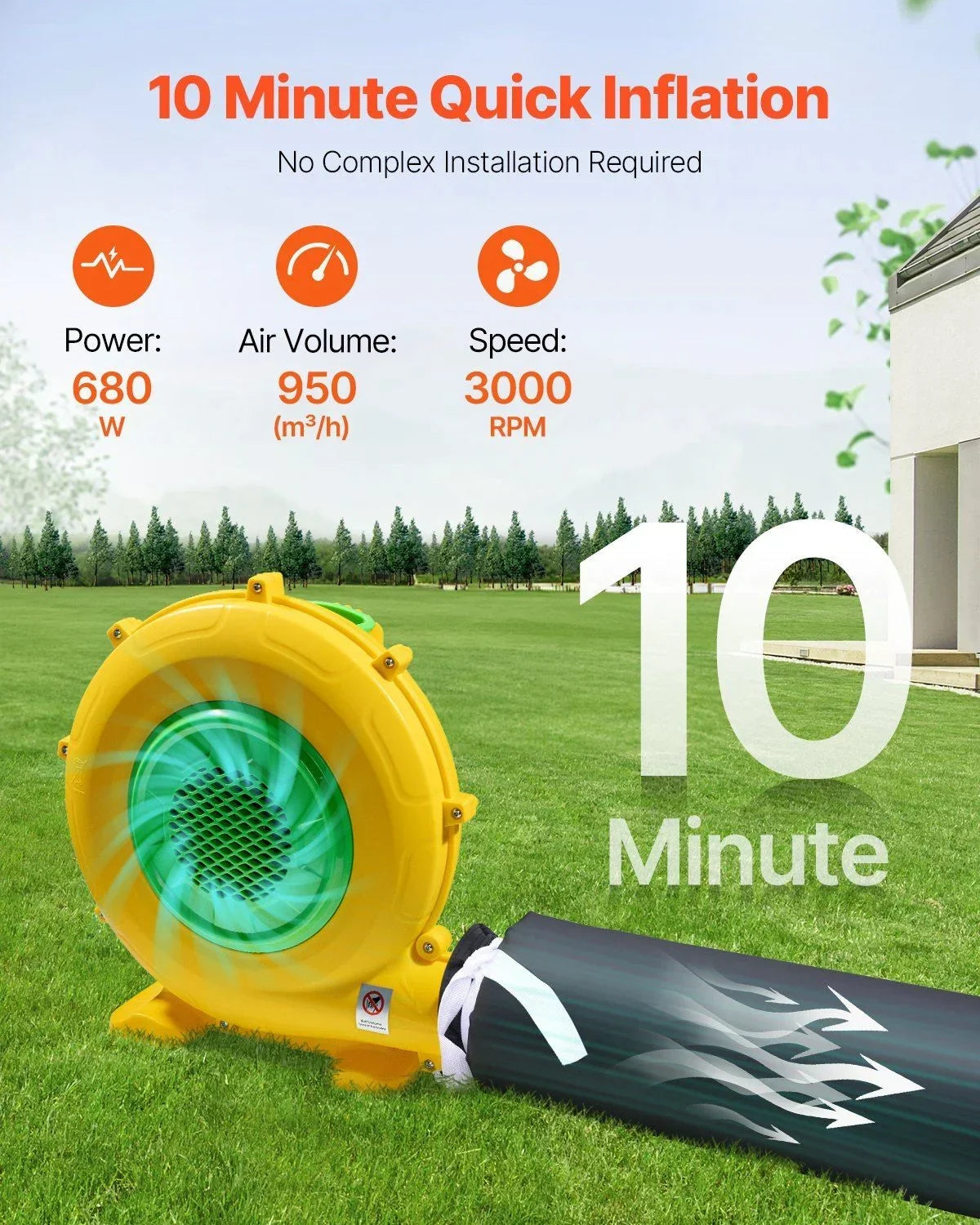 2026 NewInflatable Nightclub Tent - 12FT Tall Blow Up Party Shelter with Lights, Perfect for Festivals & Events