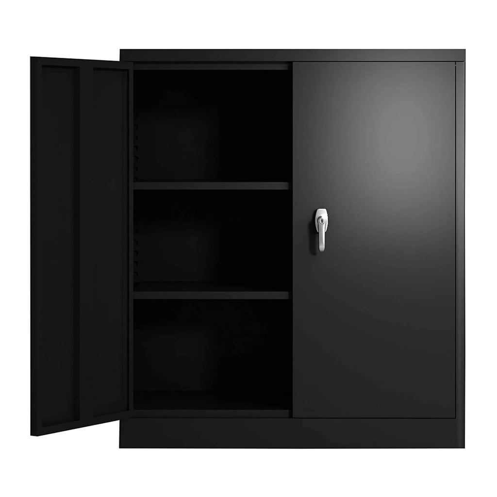 2026 NewAobabo 72 Inch Locking Storage Cabinet w/ Adjustable Shelves, Gray