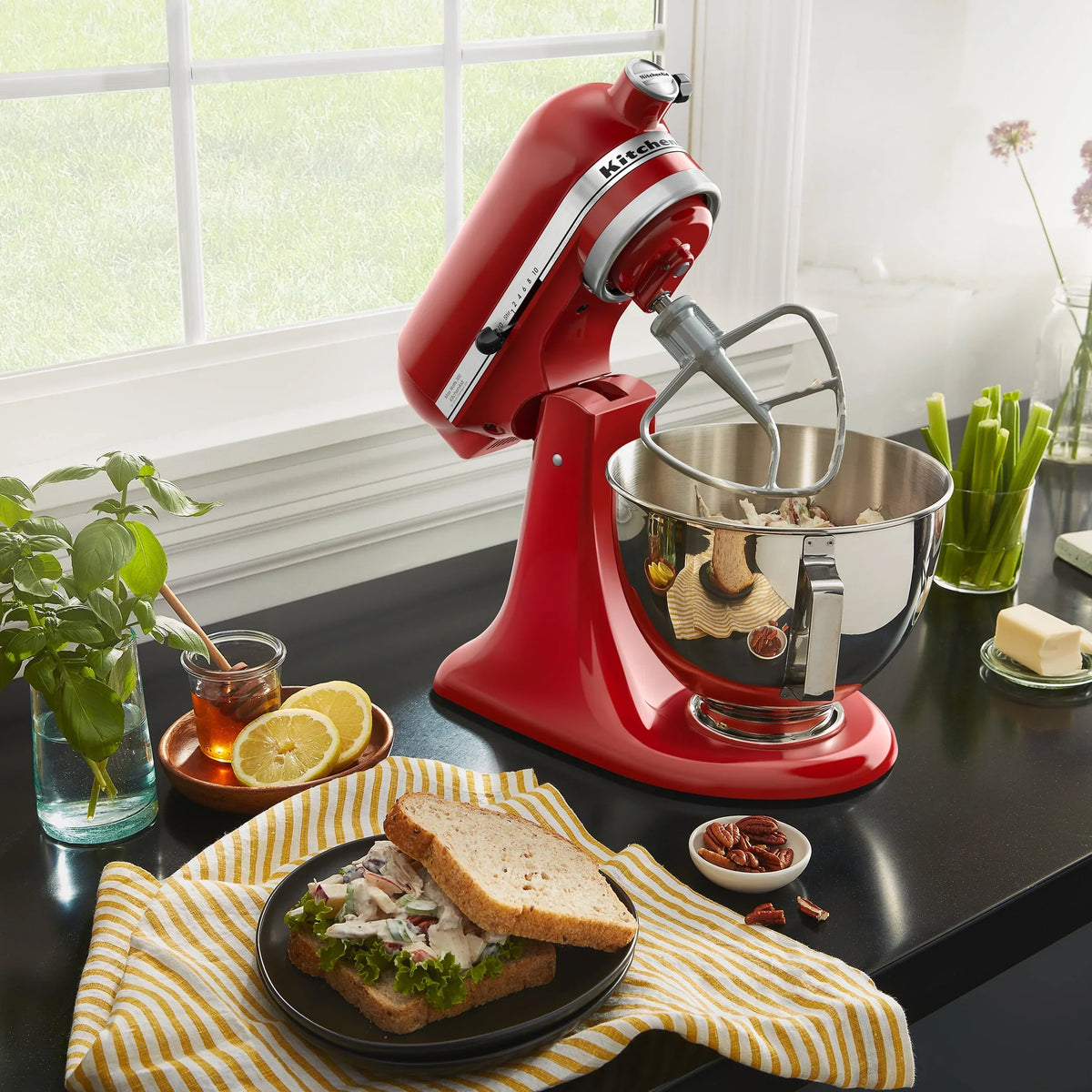 2026 NewKitchenAid Deluxe 4.5 Quart Tilt-Head Stand Mixer, KSM97