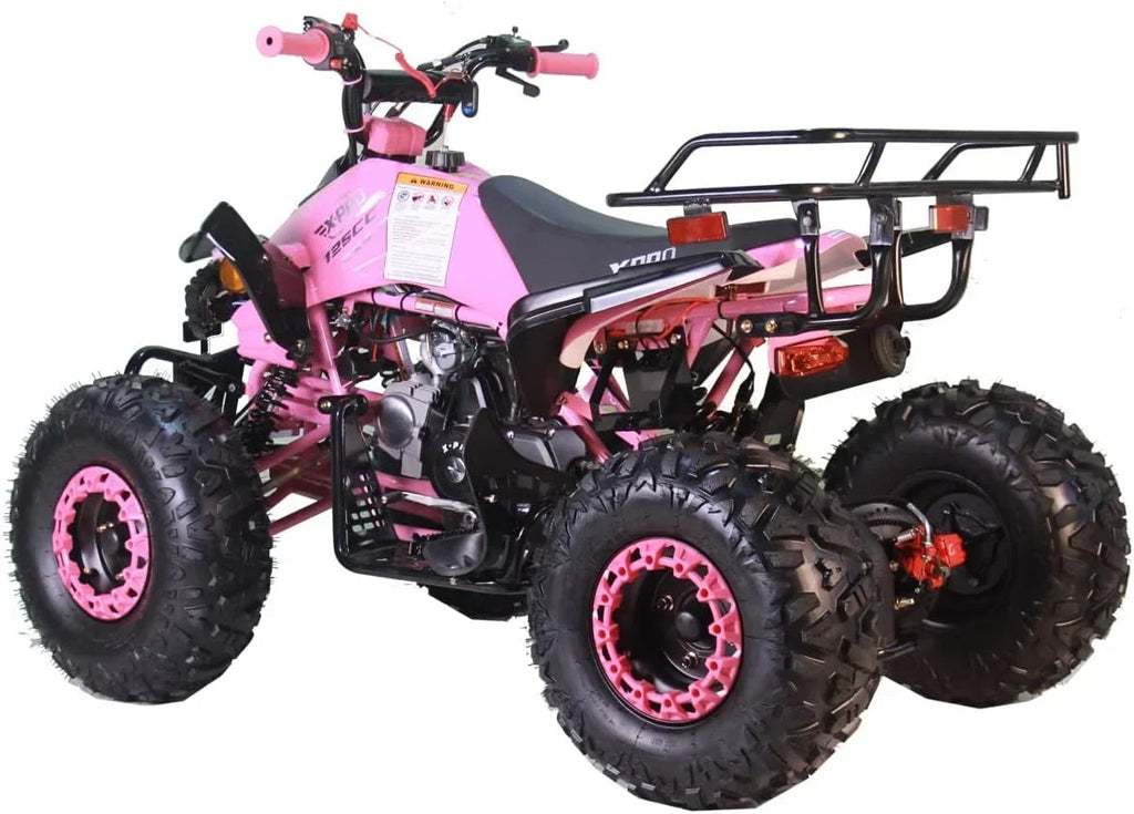 2026 NewX-Pro Brand New 125cc Gas ATV, Automatic Transmission w/Reverse Remote Control Big 19"/18" Tires