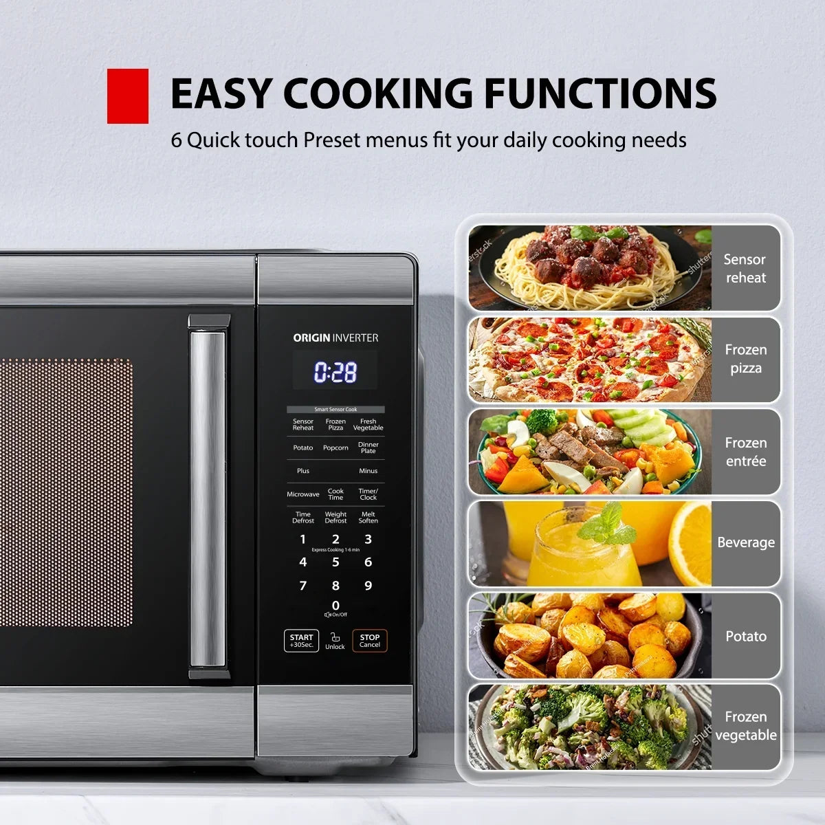 2026 NewToshiba 2.2 cu. ft. 24.4'' Microwave Oven in Stainless Steel