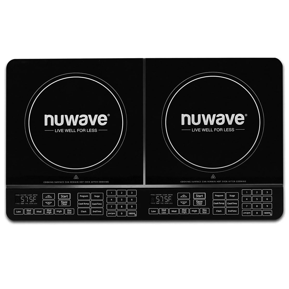 2026 NewNuWave Electric Double Induction Cooktop 8" Portable Ultrathin with Sensor Touch Precision Induction Cooktop Burner, Home