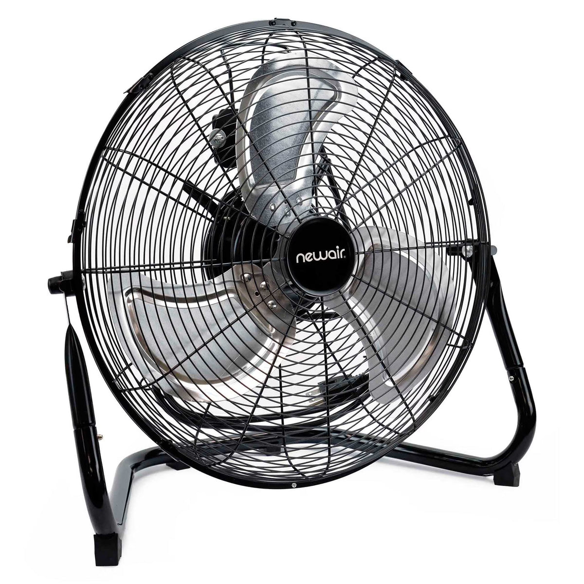 2026 NewNewair 18" High-Velocity Industrial Floor Fan, Heavy Duty Metal Fan, Adjustable Tilt and 3 Speeds up to 4012 CFM, Rotatory Switch