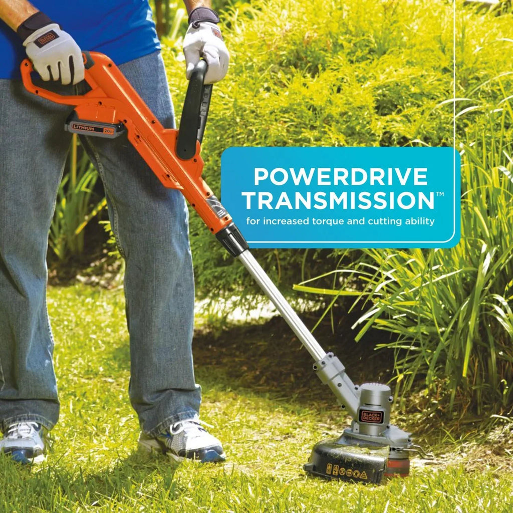 2026 NewBLACK+DECKER 20V Cordless String Trimmer and Edger, 2Ah, Lithium Ion Battery Included