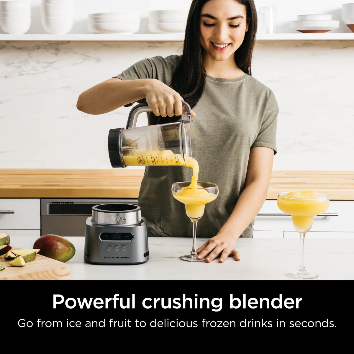 2026 NewNinja Twisti, High-Speed Blender Duo 3 Preset Auto-iQ Programs, 34 oz. Pitcher Capacity, SS150