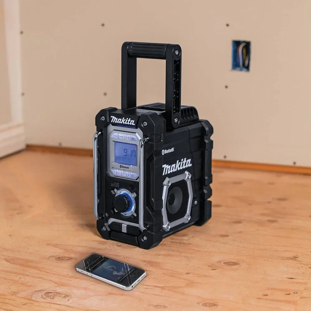2026 NewMakita XRM06B Bluetooth Cordless Job Site Radio, Black