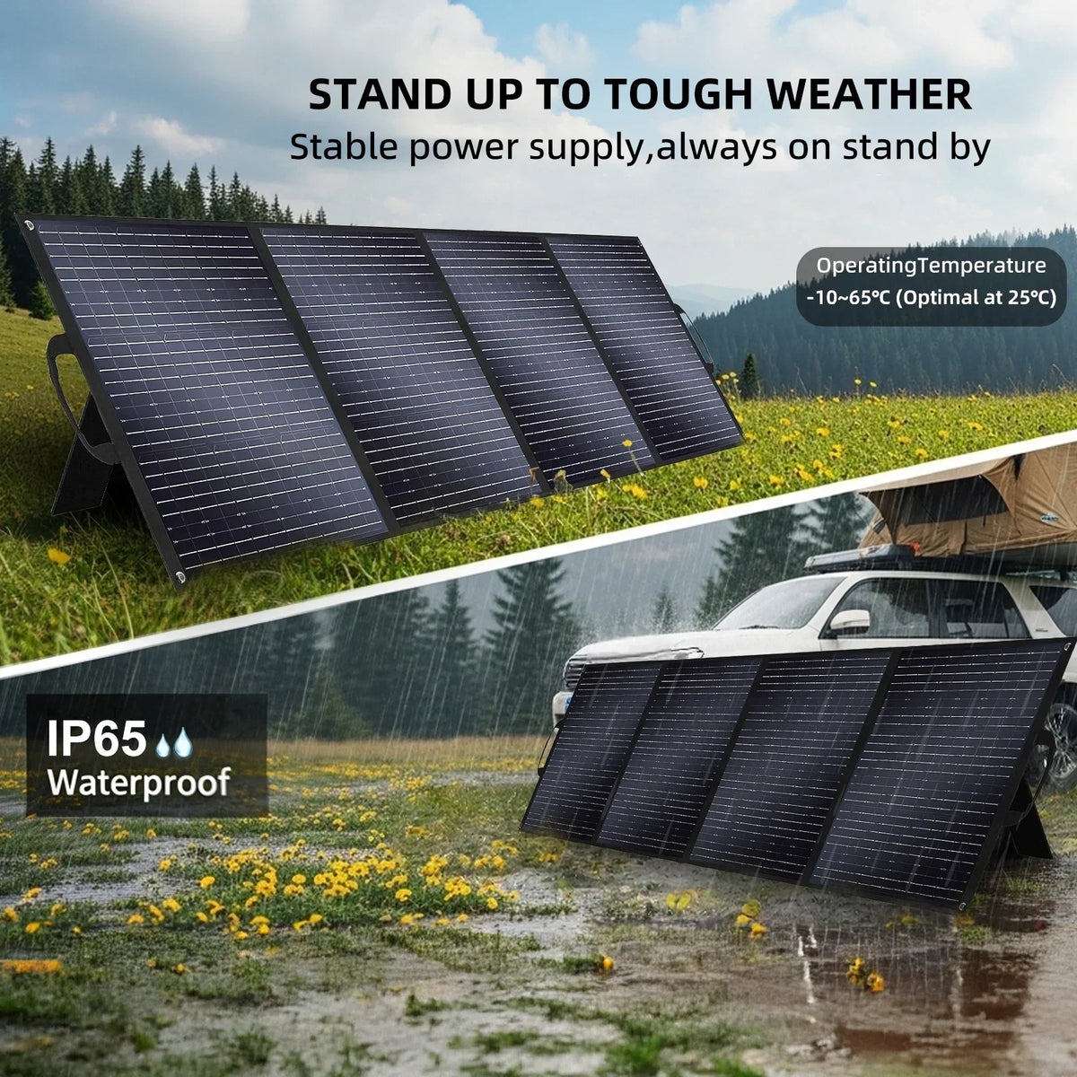 2026 NewSolarplay 2400W(4800W Peak) Solar Generator, with 400W Solar Panel,2160Wh Portable LiFePO4 Battery Power Station for Camping Home Backup RV