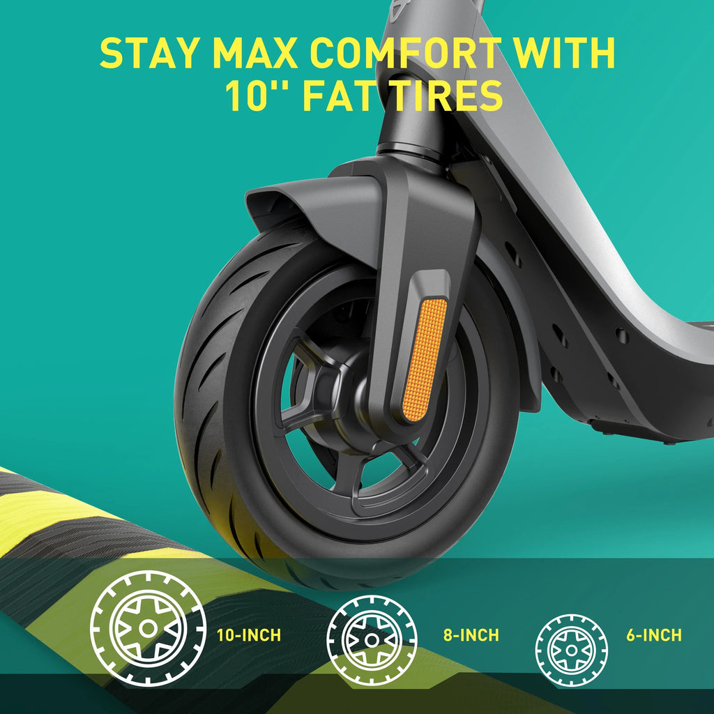 2026 NewNIU Kick Electric Scooter Adult KQi2 Pro, Foldable 25 Mile Range 17mph, Gray