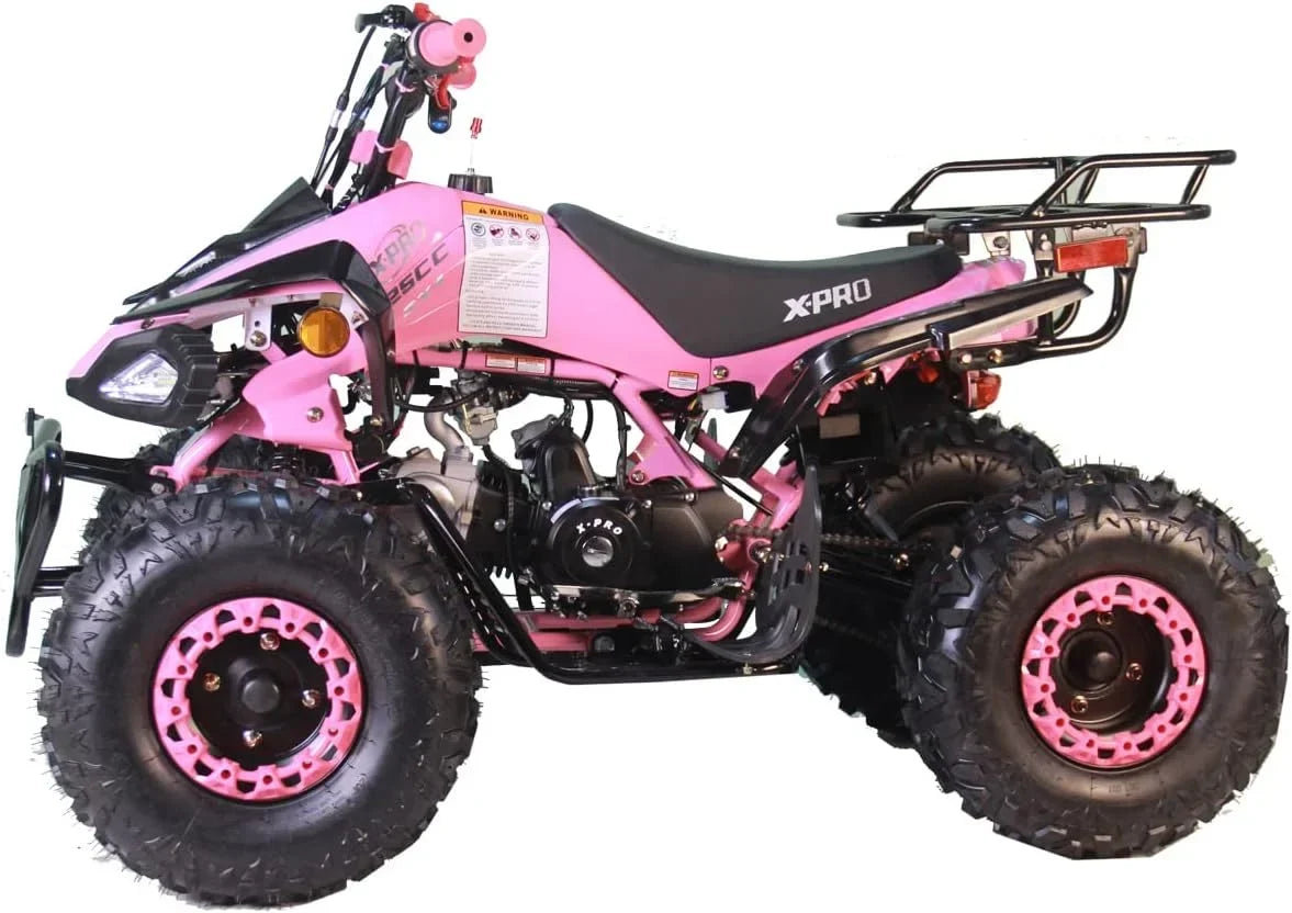 2026 NewX-Pro Brand New 125cc Gas ATV, Automatic Transmission w/Reverse Remote Control Big 19"/18" Tires